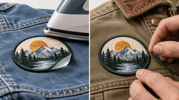 Iron-On vs Sew-On Embroidered Patches