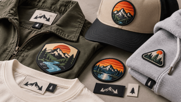 Patch vs Woven Label